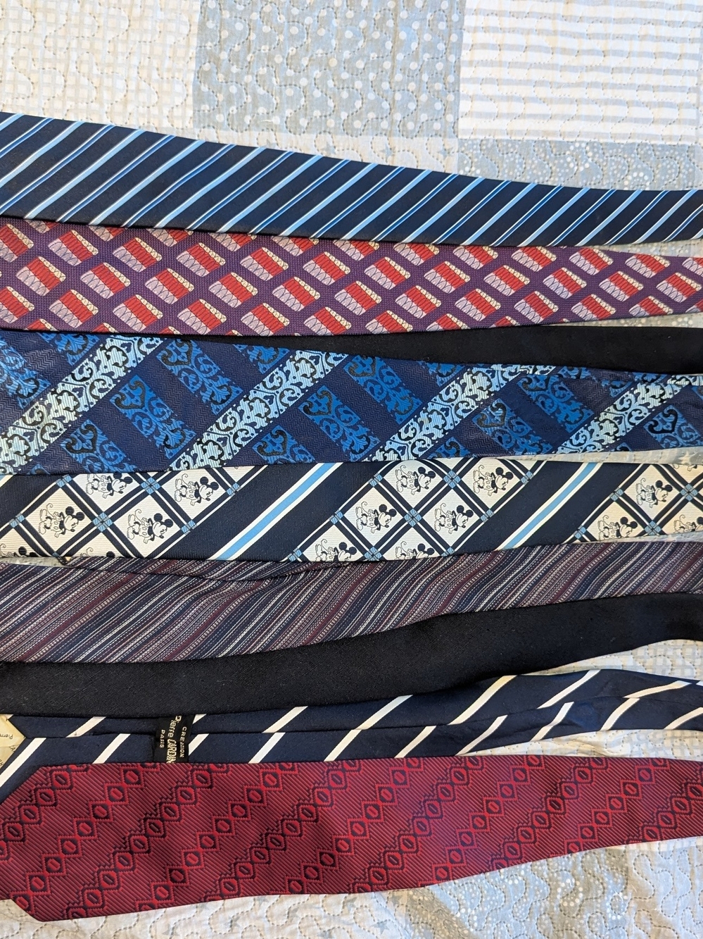 9 Tie Lot Vintage
